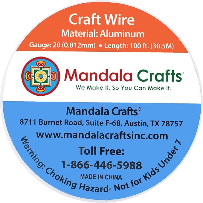 Mandala Crafts 12 14 16 18 20 22 Gauge Anodized Jewelry Making Beading Floral - Image 3