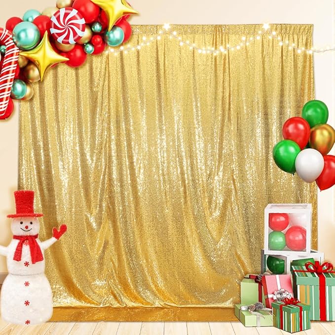 SquarePie Sequin Backdrop Curtain Not See Through Background - Image 7
