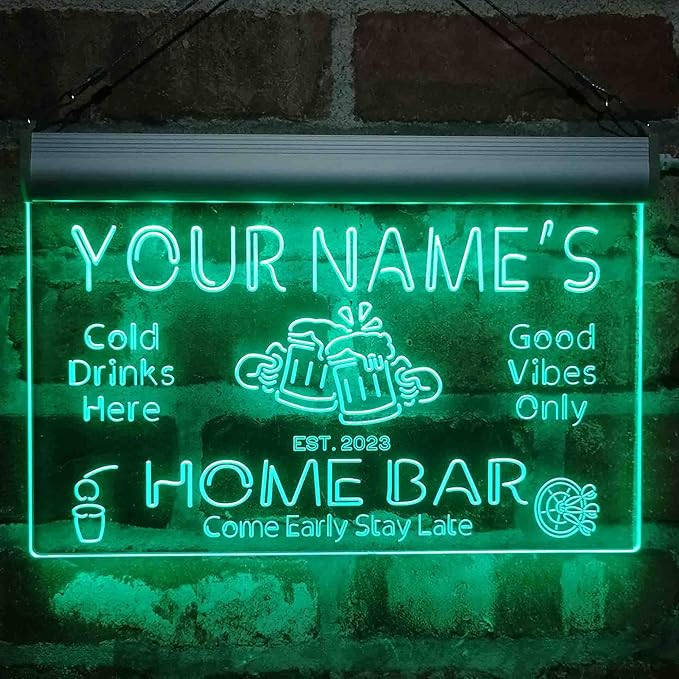 ADVPRO Personalized Your Name Custom Home Bar Beer Established Year Single - Image 2