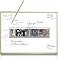 Framed Gold Retirement Decorations Guest Book by DesignedforLifesSpecialMoments