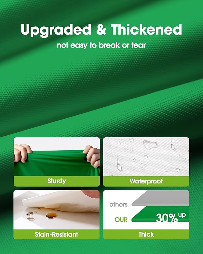 Pureegg Plastic Table Cloth Disposable 10 Pack, 54 x 108 Inch Table Cloths - Image 3