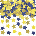Gold Blue and Yellow Star Confetti Table Decoration by MOWO