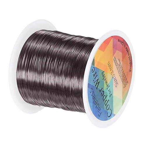 0.3mm Jewelry Wire, 28 Gauge 328FT Craft Wire Copper Beading Wire by MMETERXITY