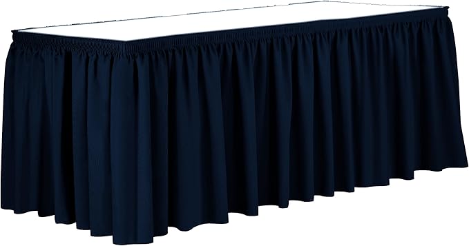 Ultimate Textile Pleat Polyester Fabric Table Skirt by UltimateTextile