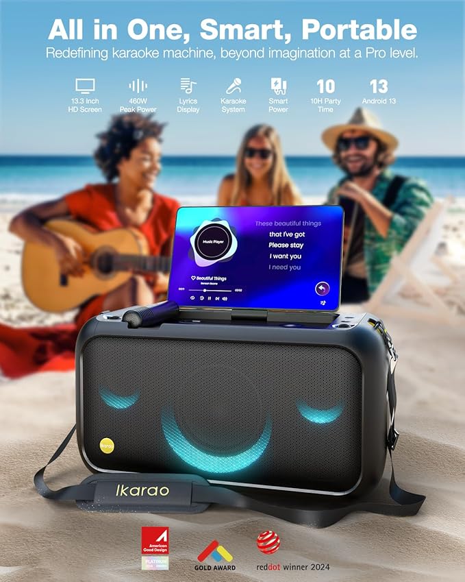 Ikarao Karaoke Machine for Adults, - Image 2