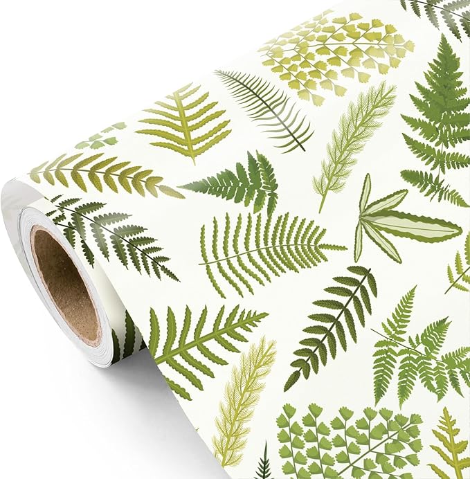 WRAPAHOLIC Fern Wrapping Paper Roll by WRAPAHOLIC