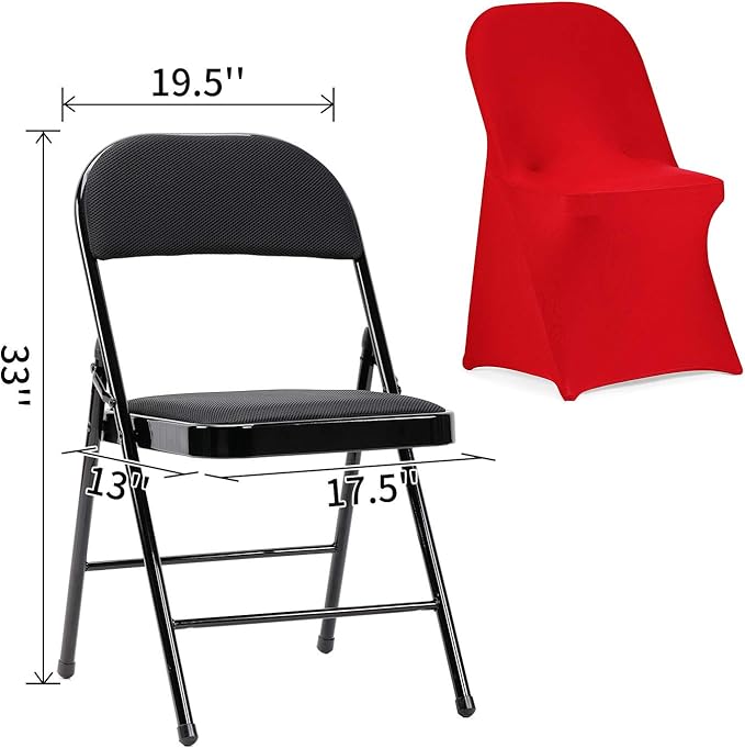 Peomeise Stretch Spandex Folding Chair Cover - Image 5