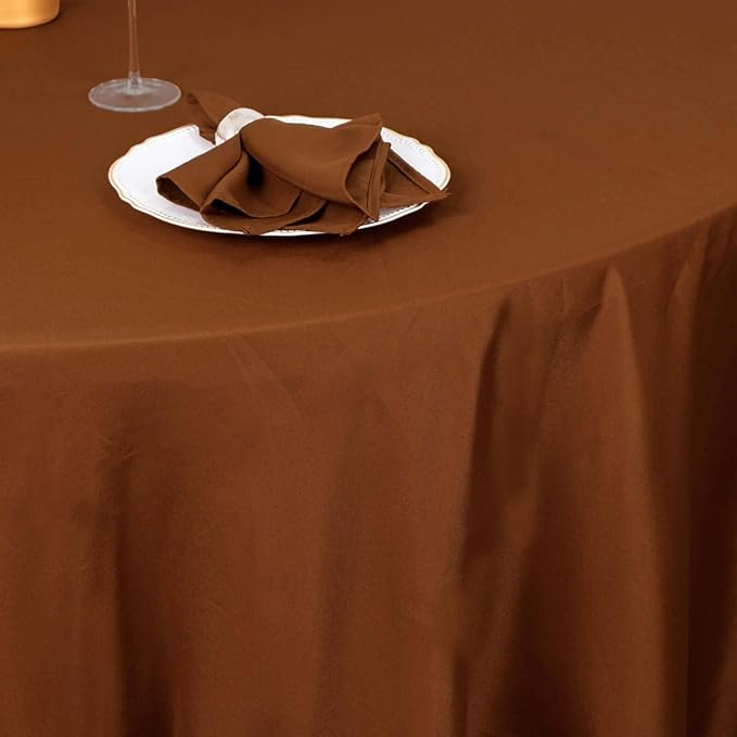 Efavormart Round Tablecloth, 120 Inch Stain & Wrinkle Resistant Washable Table - Image 9