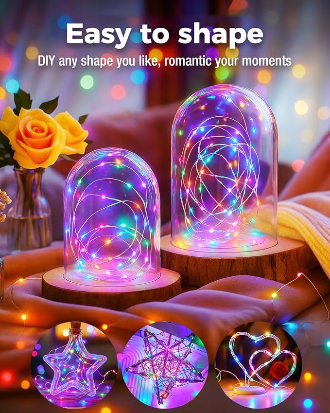 btfarm 12 Pack Fairy Lights Battery Operated, 7FT 20 LED Mini String Lights - Image 6