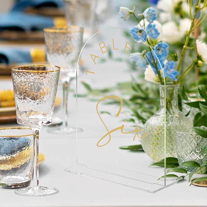 JINMURY Acrylic Arch Table Numbers - Image 3