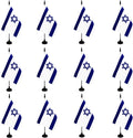 Israel Desk Flag, 12 Pack Israeli Table Office Flag by Unknown