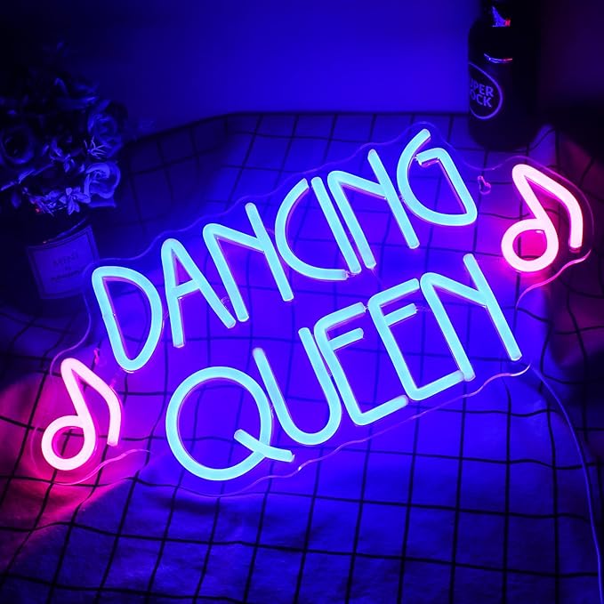 Dancing Queen Neon Sign Dance Led Sign Purple Neon Lights Dance Club Lights Up - Image 3