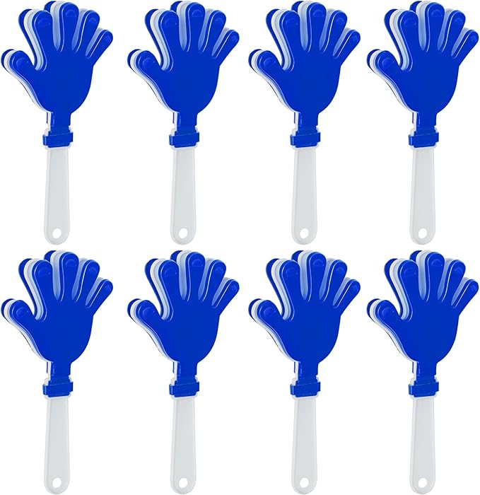 8 Pcs Hand Clappers Noisemakers 7.5 Inch Clappers Noisemakers Plastic Hand by Unknown