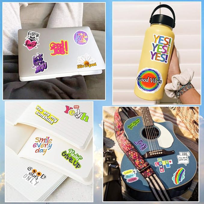 QTL Inspirational Stickers for Kids Motivational Stickers for Water Bottles - Image 2