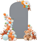 Wedding Arch Cover 7.2FT Arch Backdrop Cover Spandex Fitted Arch Cover by Unknown