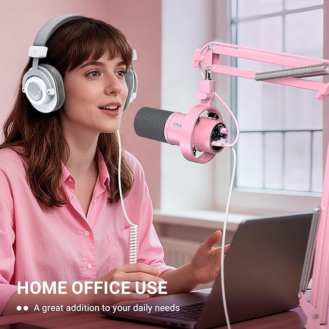 FIFINE Boom Arm Mic Stand, Microphone Arm - Image 6