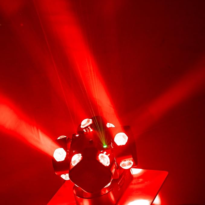 Moving Head DJ Light 16LEDs Rotating Beam Lights Stage Light DJ Lighting Led by YANGHOPES
