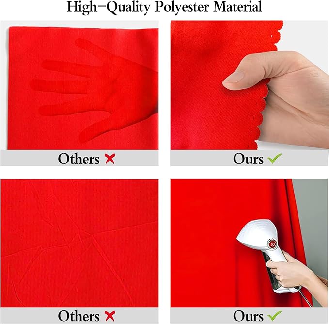 10x20FT Large Red Screen Backdrop Background - Image 6