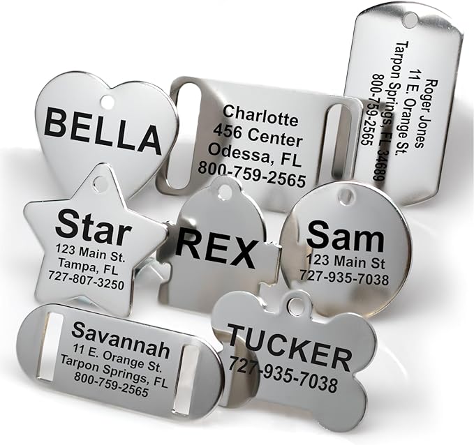 Providence Engraving Custom Engraved Stainless Steel Pet ID Tags - Image 7