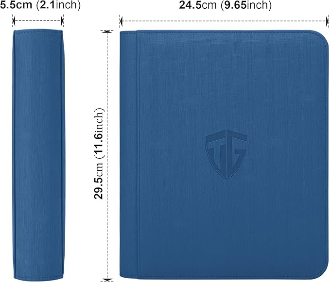 Toploader Binder, Holds 112 Toploaders, 4 Pocket Top Loader Binder - Image 2