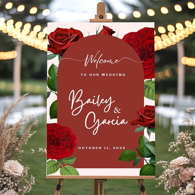 Custom Weddings Reception Signs - Image 3