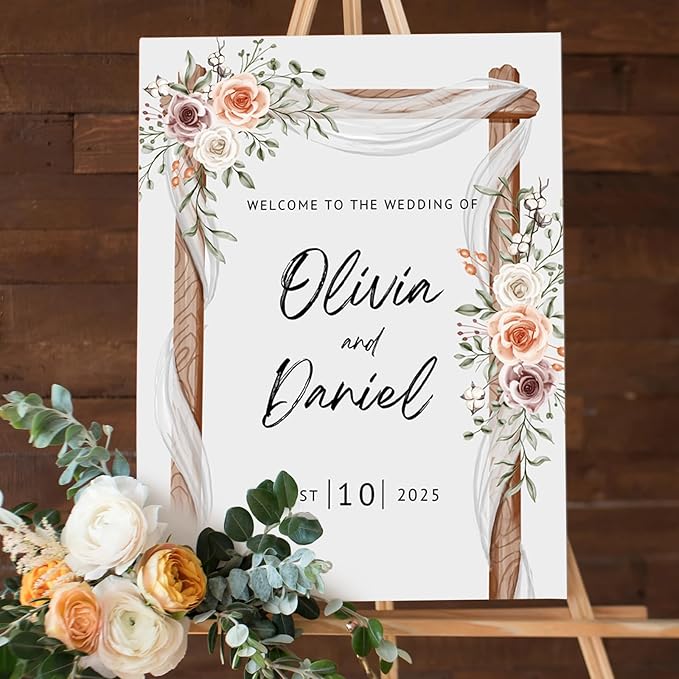Personalized Welcome Wedding Sign - Image 4