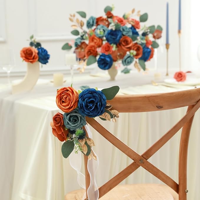 Artificial Flowers Combo for DIY Wedding Bouquets Combo Centerpieces - Image 5