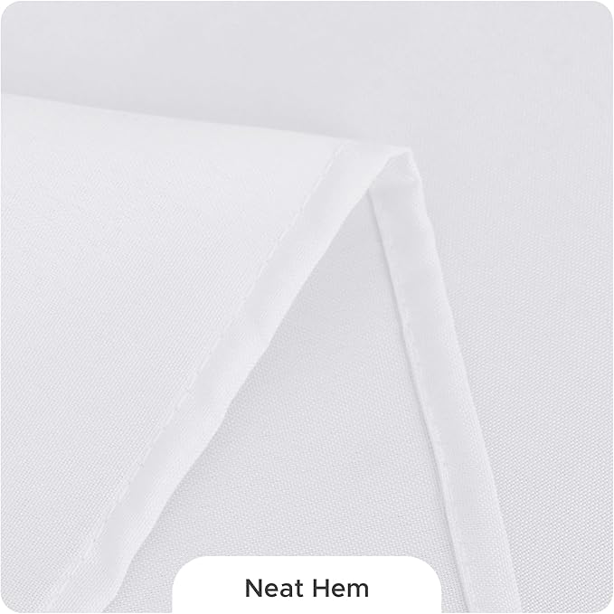 Fitable 8 Pack Rectangle Tablecloths: Stain Resistant Wrinkle Free Fabric Table - Image 8