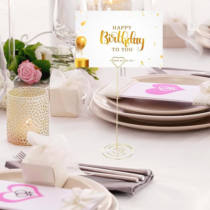 MAQUITA 36pcs Place Card Holder, Table Number Holders, Table Card Holders - Image 5