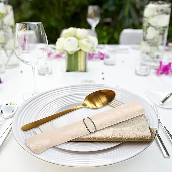 Dark Gray Napkin Rings - Image 6