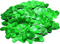 Green Foil Confetti, Round Dots Glitter Table Confetti, Sparkling by Tim%26Lin