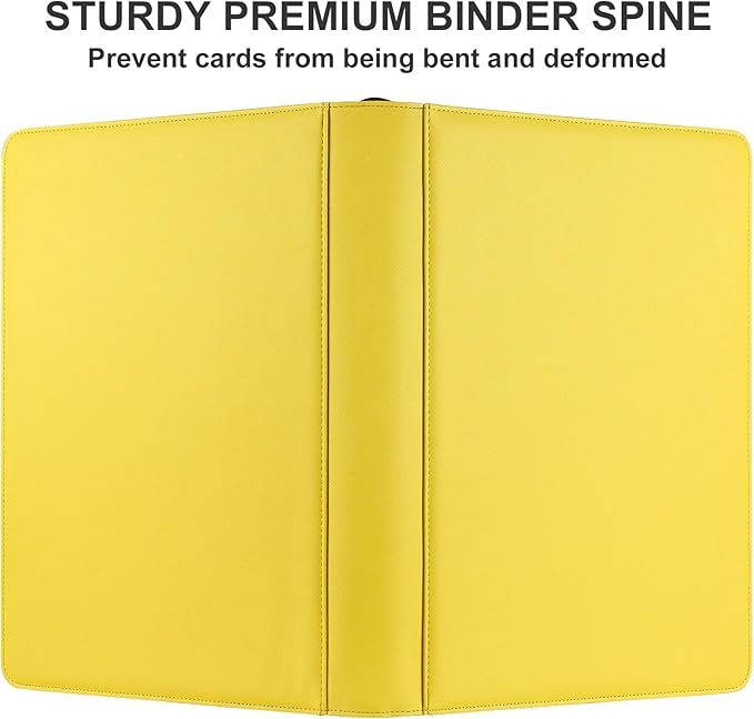 GEAoffice Premium 1000 Trading Card Binder, Large Side Loading 16 Pocket Card - Image 6