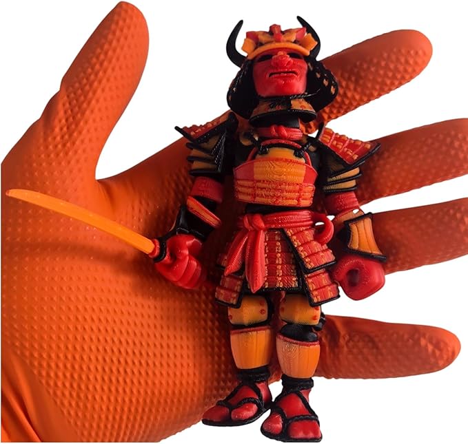 Articulated Samurai Figurine – Stunning 3D Printed Collectible – Iconic Warrior - Image 5
