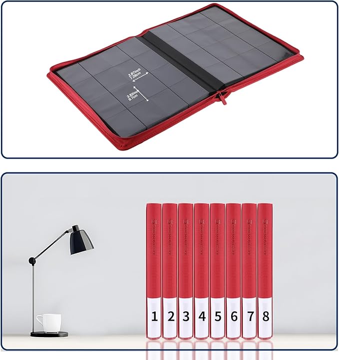 Snekdy premium 1024-pocket trading card binder, Card Albums 16 pockets - Image 7