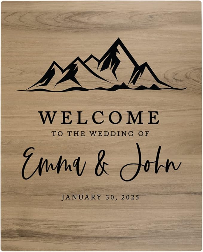 Andaz Press Large Wooden Welcome Sign by AndazPress