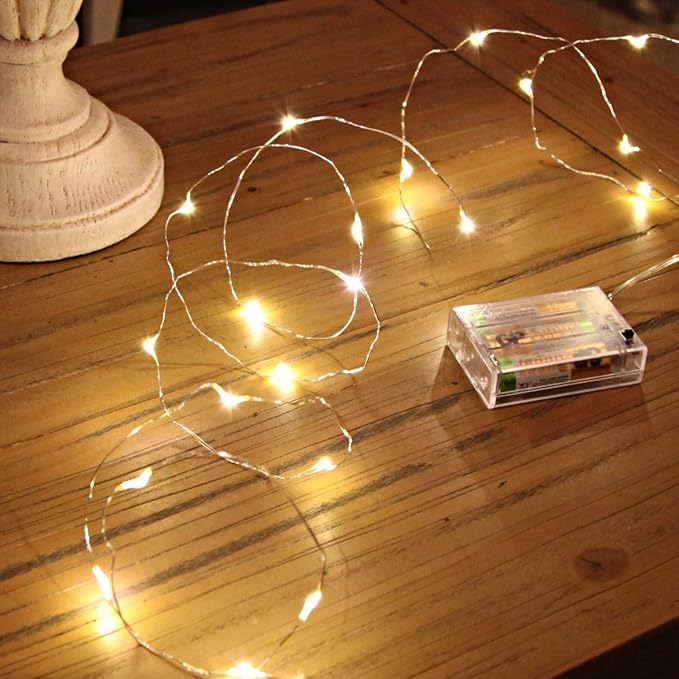 ANJAYLIA 16.5Ft 50 LED Fairy Lights Battery Operated String Lights - Image 2