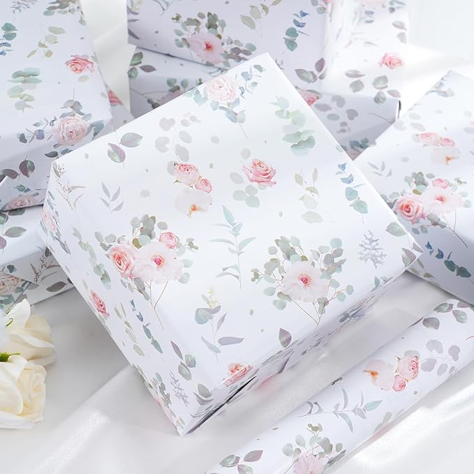 Ulmasinn Floral Wrapping Paper Roll - Image 4