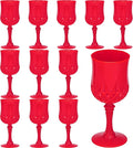 JLYLOL Plastic Vintage Wine Glasses 7OZ Plastic Goblets Vintage Drinking by JLYLOL