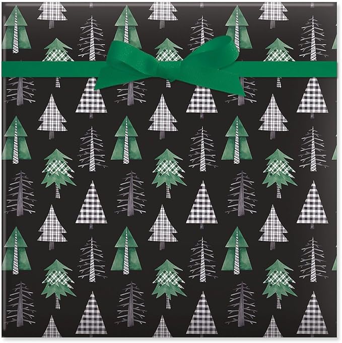 Current Christmas Tree Farm Double-Sided Jumbo Rolled Gift Wrap, Premium - Image 4