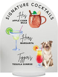 Pet Signature Drink Wedding Signs by Elation+Factory+Co.