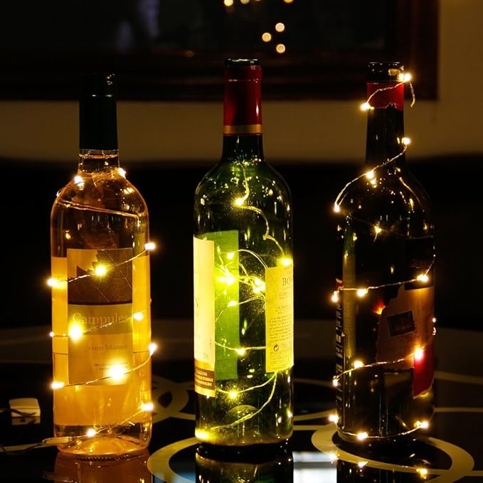 CYLAPEX Pack of 24 Fairy String Lights Battery Operated, 3.3ft 20 LEDs - Image 4