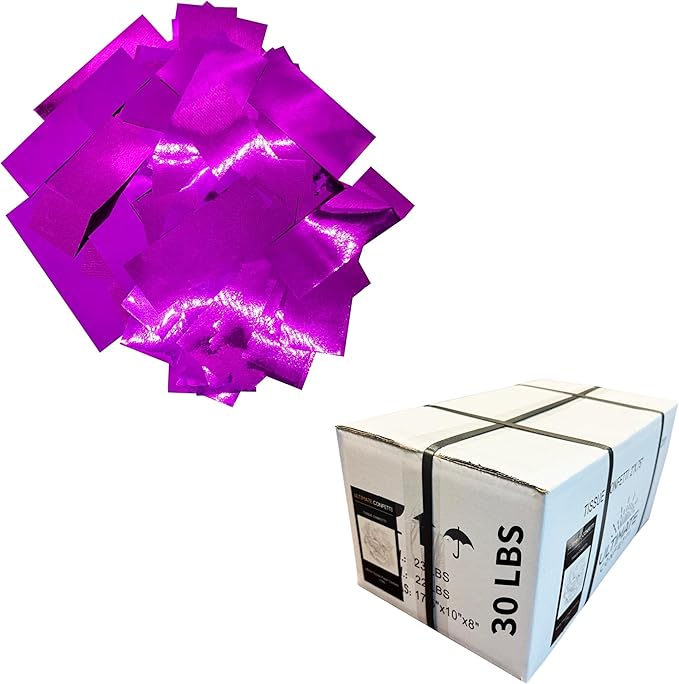 Ultimate Confetti, Fluttering Pink Mylar Shiny Foil Metallic Confetti – by UltimateConfetti