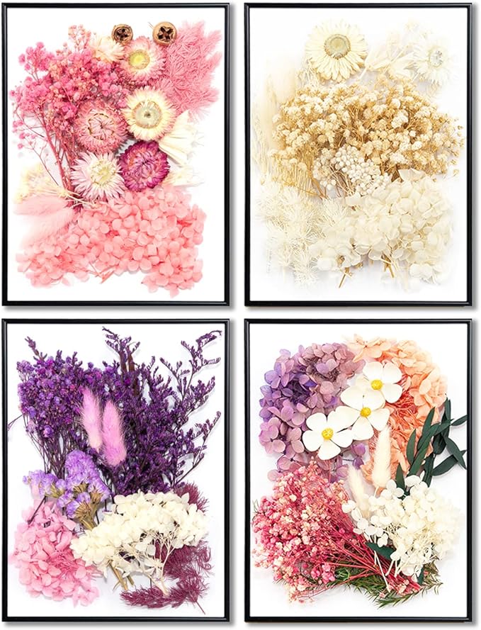Vignee Real Dried Pressed Leaf Flowers-Multiple Colorful Pressed Flowers Daisies - Image 6