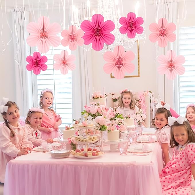 SUNBEAUTY Paper Decoration, Party Fans & Floral Backdrop - Image 4