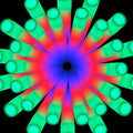 AOWDIAO 100 Pcs 16″ Foam LED Glow Sticks, 3 Light Up Modes, Party Favors by AOWDIAO