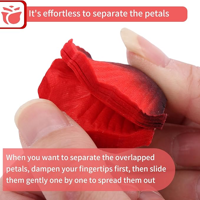 1000 Pcs Artificial Fake Rose Petals, Flower Petals - Image 4
