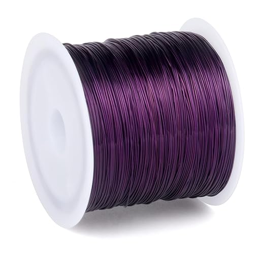 262FT Jewelry Wire 24 Gauge Tarnish-Resistant Copper Beading Wires Roll Bulk by Cadikez
