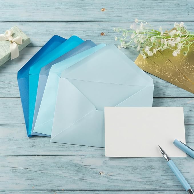 50 Pack Colored A6 Invitation Envelopes 4x6 - Image 3