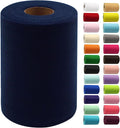 Navy Blue Tulle Fabric Rolls 6 Inch by 100 Yards Fabric Spool Tulle Ribbon by IONTACH
