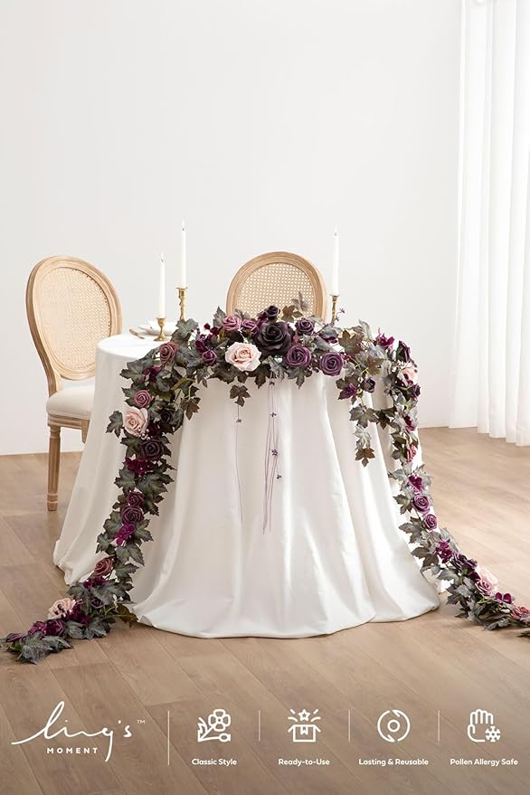 Ling's Moment 9FT Flower Garland - Image 2